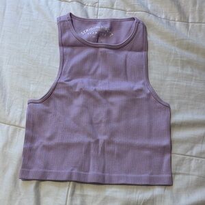 Aeropostale Lilac Ribbed Tank Top
